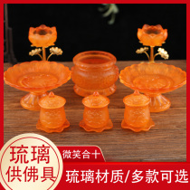 Glazed Candle Candle Holder household for Buddha set butter lamp holder supply plate for film concentration seasonal vegetable financing