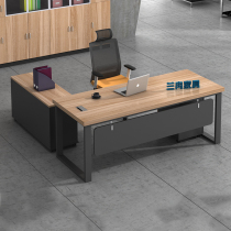 Lan Ran boss desk Simple modern office desk and chair combination Atmospheric large desk Supervisor desk Manager President desk Single person