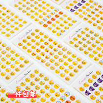 Emoji Expression Stickers Apple Android Phone Cute Expression Handbooks Diary DIY Decorative Creative Hand Ledger