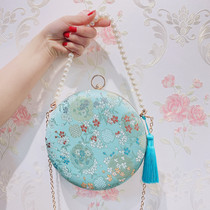 Bag womens bag New 2020 fashion Hanfu ancient style mouth gold bag embroidery with skirt bag summer wild