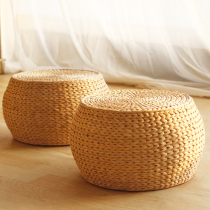 Pu grass coffee table Pier high drum stool Futon household shoe stool Piano table stool Rattan low stool sedentary leisure stool