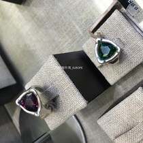 Cash clearance Spanish counter procurement niche Tide brand UNODE50D triangle crystal personality ring