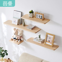 Inman wall shelf Fine grinding word partition Nordic Japanese living room bedroom creative TV wall hanging wall