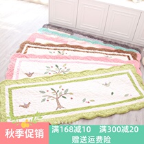 Long bedroom carpet Korean thickened short plush cartoon cute living room floor mat Bedside floor mat tatami cushion