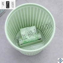 Home blessed trash can with garbage bags kitchen living room bathroom self-pumping garbage bags plastic buckets