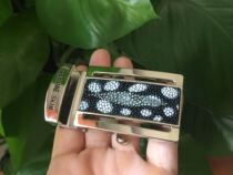 Color Pearl Fish belt buckle automatic Buckle Head pants belt buckle Thailand Myanmar small department store 2