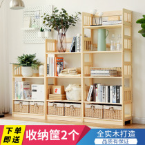 Solid Wood Bookshelves Shelve Shelve Shelve Economy Type Home Creative Childrens Bookcase Collection Combined Students Small