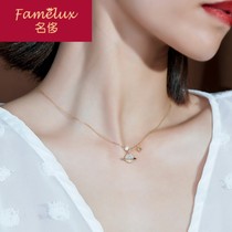 The famous star pendant necklace couple choker niche simple neck chain net red temperament girl ZW0303