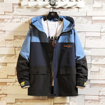 Jacket Men 2020 Korean version of the trend on clothes casual Joker mens tooling function handsome jacket men D0225