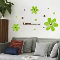 3d Acrylic three-dimensional wall stickers Dining living room bedroom TV background wall decoration Home creative wall stickers self-adhesive