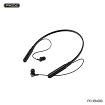 PRODA Kaman wireless sports headphones Bluetooth 5 0 neck-mounted plug-in card wire-controlled magnetic bilateral anti-sweat headphones