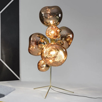 Modern minimalist atmosphere Living room floor lamp designer Network Red Nordic Bedroom headboard Sales floor Lava Floor Lamp