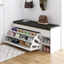 Nordic shoes shelf home door can be flipped bucket change shoe stool indoor simple storage shoe cabinet bench one ins