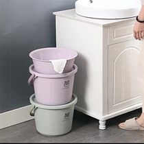 Laundry bucket student dorm with face basin bucket underwear suit multi-function bucket carry plastic handheld