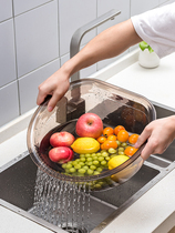 Kitchen sink drain basket Household leak basket fruit basket Large plastic amoy basket sink drain basket