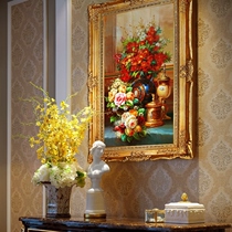 Cilu European flower restaurant decorative painting porch aisle background wall mural corridor wall mural