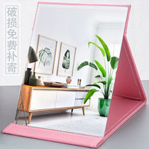 Small mirror Desktop can stand men then carry the ins and mini double face holding cute days of the young girls heart
