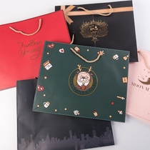 Asight gift bag Towel and bath towel gift box Matching tote bag Bronzing high-end fashion ins wind gift bag