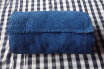 Hominin penthouse seeking to know the sound and Dong ethnic handloom cotton fabric blue indigo with a 22 m width 37cm 37cm c-129