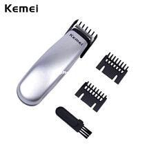 New Kemei Mens Hair Trimmer Cutter Electric Shaver Battery