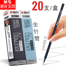 Chenguang excellent product refill 6007 neutral refill 0 35mm black water refill signature pen replacement core full needle tube replacement core primary school students with blue refill wholesale stationery