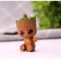 Mini landscape Groot big eyes cute cute version of the Guardians of the Galaxy small Tree Man dolls doll ornaments 4