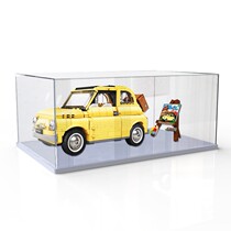 Acrylic display box for LEGO 10271 Fiat 500 creative series model car dustproof storage box