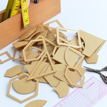 DIY Handmade Spelling Template Process Sewing Pubble Sewing Tool 27 Series Transparent Acrylic Temple