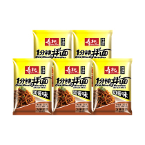 Shoutao brand non-fried 1 minute mixed noodles car noodles XO sauce instant instant noodles 5 packaging 105g