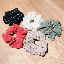 Hairband large intestine ring plate hair Hairband high stretch durable tie hair rubber band Hairband simple Japanese and Korean Ins Wind head rope