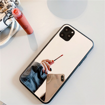  Tempered glass mirror Apple 12 mobile phone case iPhone11Pro Max with mirror X XS XR mobile phone case 8plus 7 new ins wind mini makeup