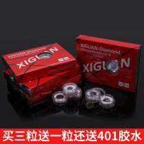  Imported Xiguan diamond billiard club leather head Small head black eight snooker gun head nine clubs Big head billiard club leather head