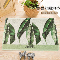 Nordic entrance door silk Circle Floor Mat entrance door mat door non-slip mat carpet entrance hall mat living room foot mat