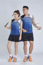 Couple sleeveless badminton suit for men and women quick-drying breathable waistcoat sports vest running fitness set