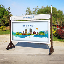 Peter cat movable publicity bar display frame indoor aluminum alloy exhibition board frame enterprise campus outdoor activities public