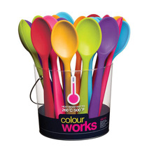 Cross border good goods silicone integrated spoon broth sand elongated spoon with spoon dense and more dense with silicone gel cooking spoon