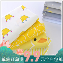 Fabric cotton fabric sheets quilt cover bed hats bedding pillowcase cartoon INS trend cloth handmade diy twill cotton cloth