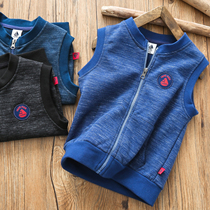 Boy cotton vest new childrens horse clip baby vest boy waistband middle and large childrens Korean spring and autumn section