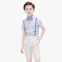 June 1 childrens performance clothes boy chorus boy dress vest set flower girl host piano performance suit