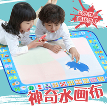 Childrens Water Canvas Amazing Clean Water Pen Water Write Graffiti Canvas Baby Painting Magic Painted pictorial blanket Mat Toy