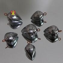 Chicken heart crashed piece of lead fishing lead drop all accessories of lead drop lead drop drop drop drop