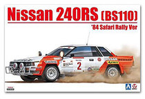 BEEMAX 1 24 Assembled car Model NISSAN 240RS 84 Safari Rally Ver B24014