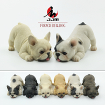 Car ornaments puppy new French bulldog model frolic small fighting simulation animal law cow car ornaments