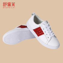 Boy leather shoes performance shoes White rivet shoes children shoes dress shoes lace up 2021 spring and summer New Handsome