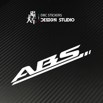 ABS brake system Motorcycle stickers Modified stickers Personality waterproof reflective decals Electric motorcycle