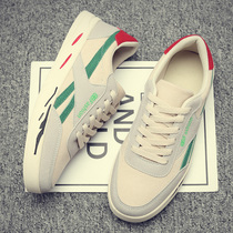 2021 new Hong Kong wind mens shoes casual canvas shoes Korean version of the trend joker shoes harajuku wind cloth shoes spring tide shoes