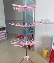 Umbrella diaper rack baby drying rack Floor-to-ceiling towel rack folding indoor multifunctional balcony baby drying hanger