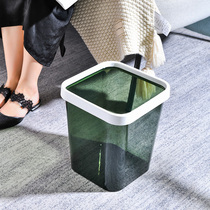 Trash Can Living Room Home Light Lavish Transparent Toilet Toilet Kitchen Creative Large Capacity Office Bedroom Wastepaper