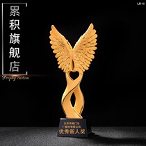 Accumulate new crystal trophies custom-made personalized gold resin trophies order creative trophies free lettering