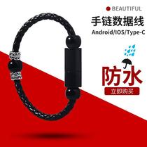 Fashion Convenient Data Line Bracelet Cartoon New Hand Hand Charger Data Line Woven Bracelet 6s Handstrings
